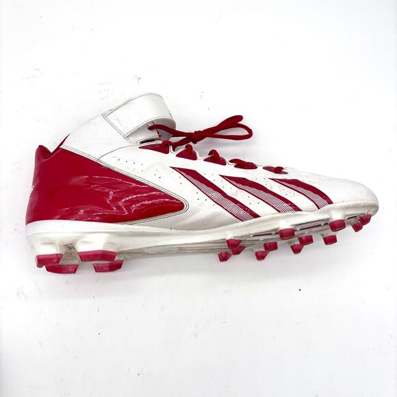 Adidas Quick Frame Football Cleats Men\'s Size 17 Red & White Athletic main image 10